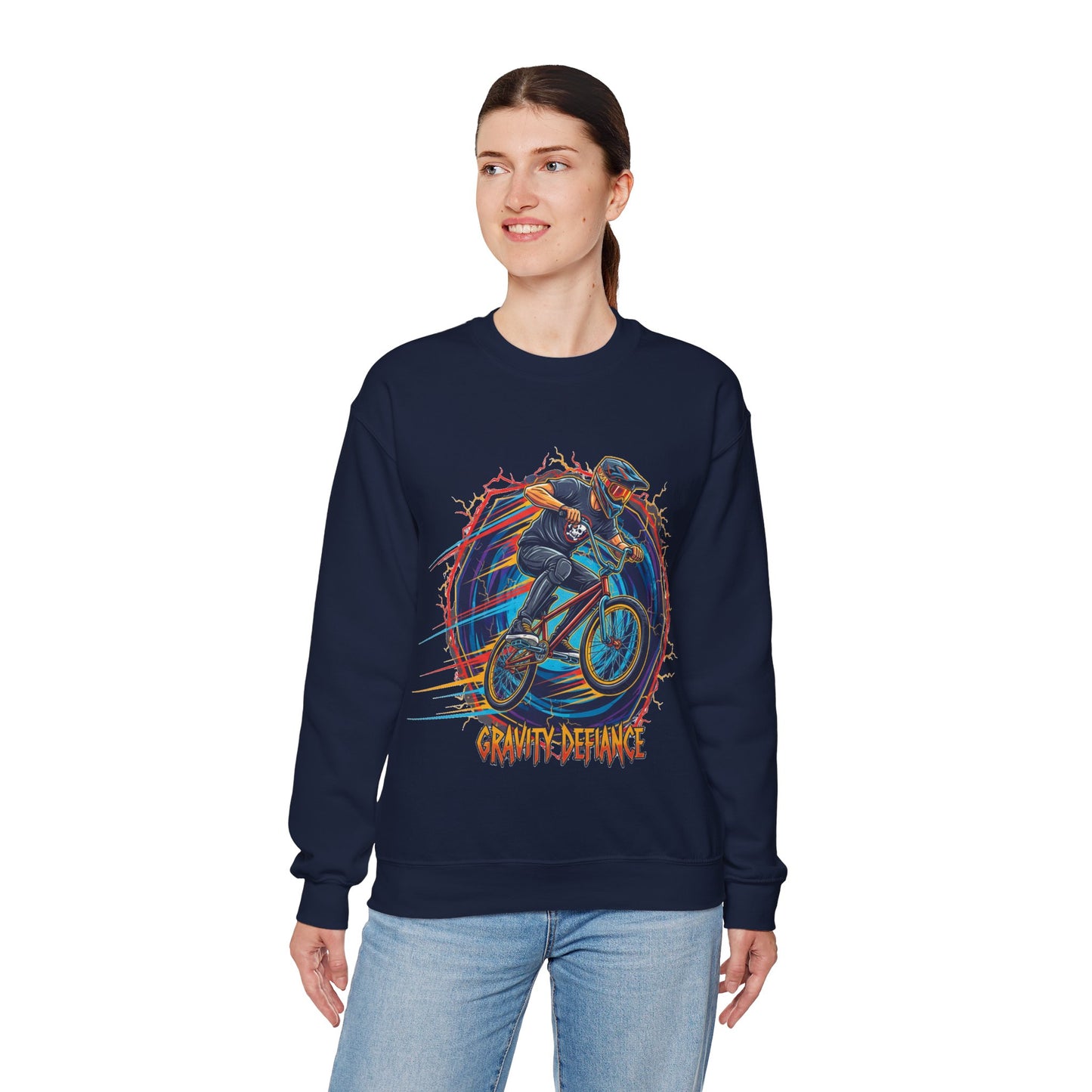 BMX Gravity Defiance Crewneck Sweatshirt | Perfect Rider Sweatshirt