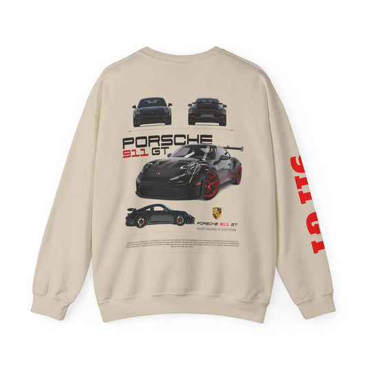 Porsche 911 GT Crewneck Sweatshirt – Car Enthusiast Graphic Pullover