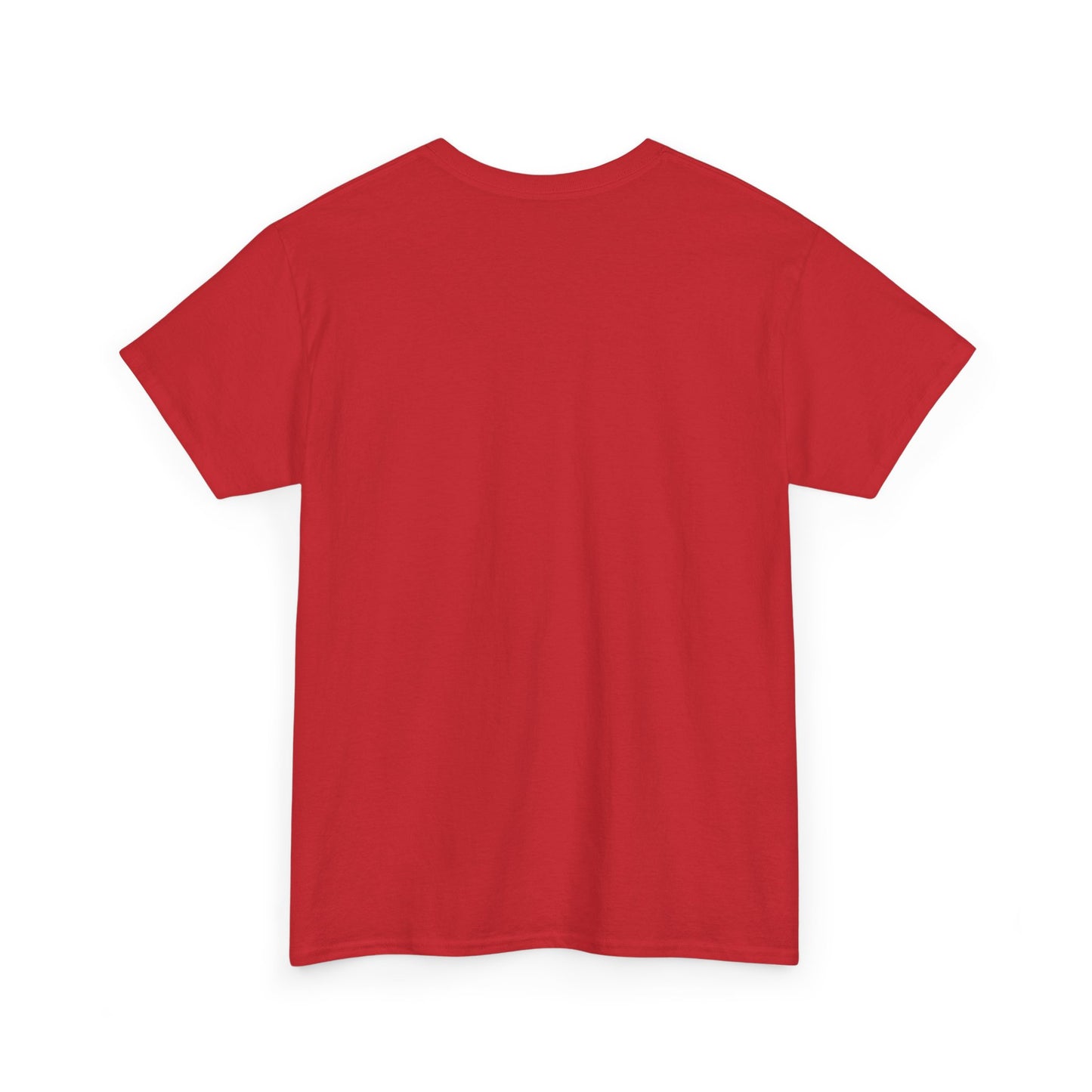 Red Comfort-Fit Merry Christmas Unisex Heavy Cotton T-Shirt