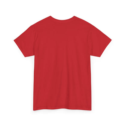 Red Comfort-Fit Merry Christmas Unisex Heavy Cotton T-Shirt
