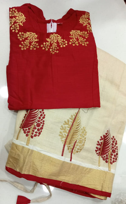 SET PAVADA BLOUSE  - KIDS (SIZE 32)