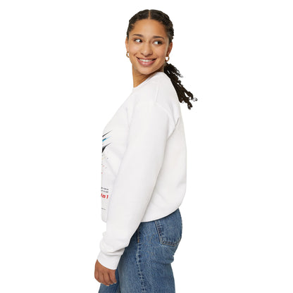 Formula 1 Racing Crewneck Sweatshirt – Speed Car Graphic & ‘Formula 1’ Sleeve Print