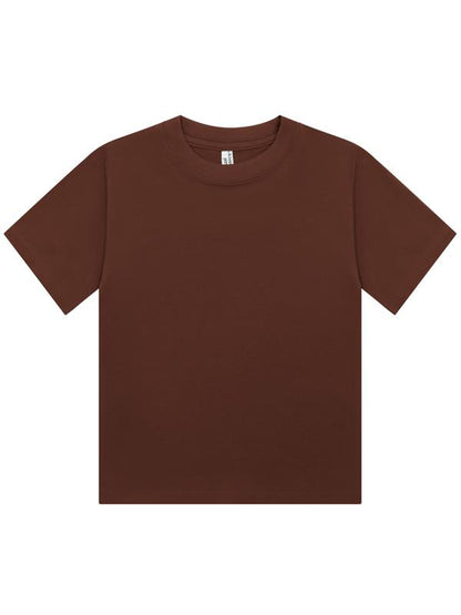 Lioraa London Cropped Tee - Premium 220GSM Fitted Crop Top CRBT600L
