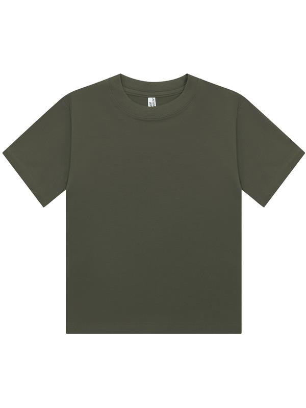 Lioraa London Cropped Tee - Premium 220GSM Fitted Crop Top CRBT600L