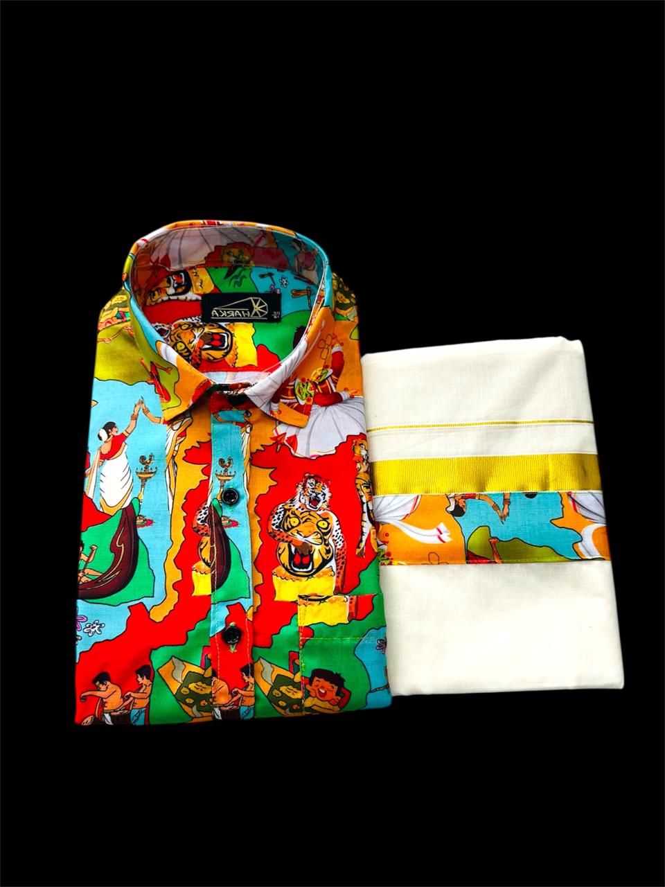 ONAM SPECIAL COMBO - DOTHIE + SHIRT