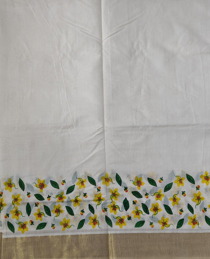Set Saree with Floral Design
