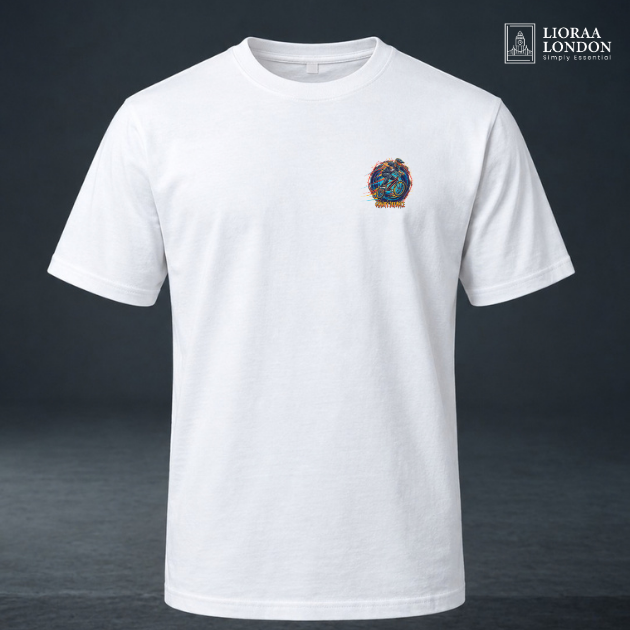 Lioraa London Regular Fit Organic T-Shirt - 220gsm Heavyweight | CR2200 LL108
