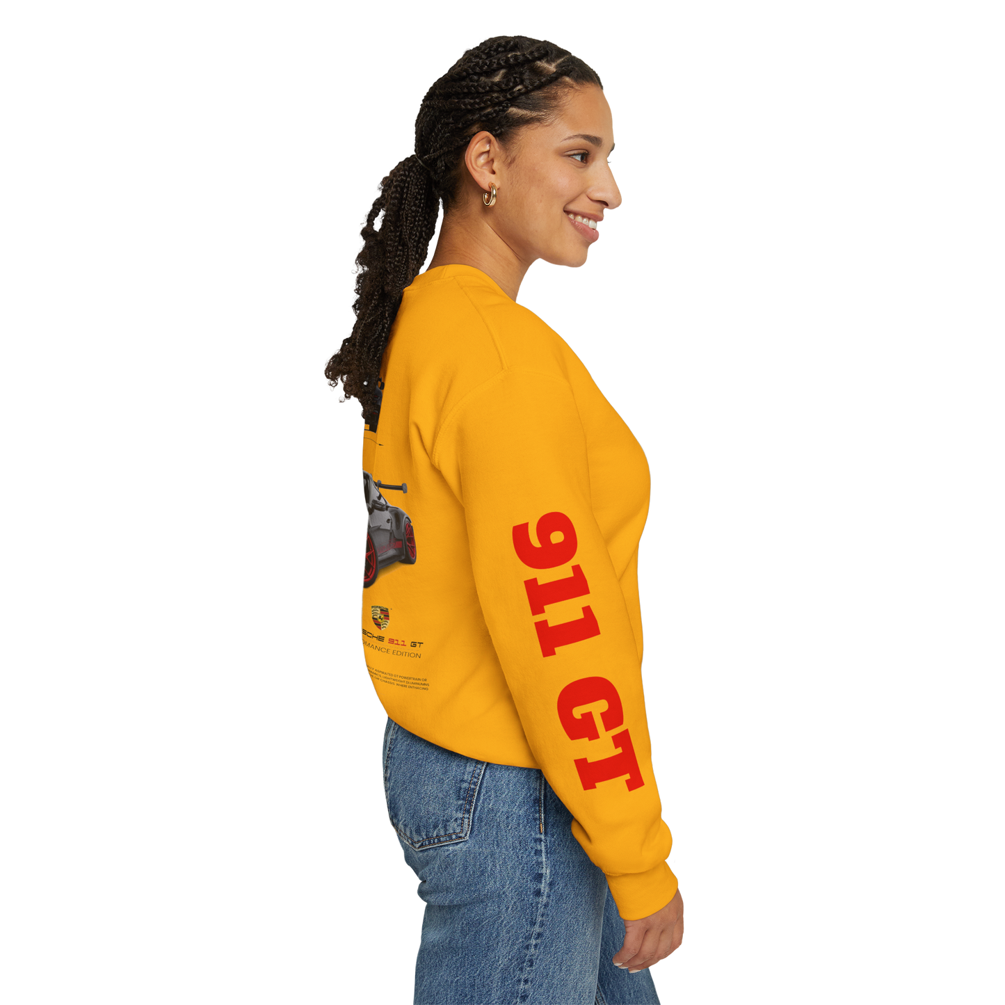Porsche 911 GT Crewneck Sweatshirt – Car Enthusiast Graphic Pullover