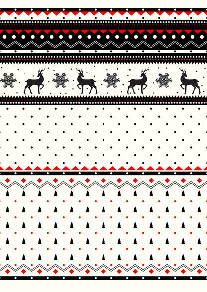 Unisex Reindeer Christmas Full Sleeve T-Shirt – Premium Sublimation Print