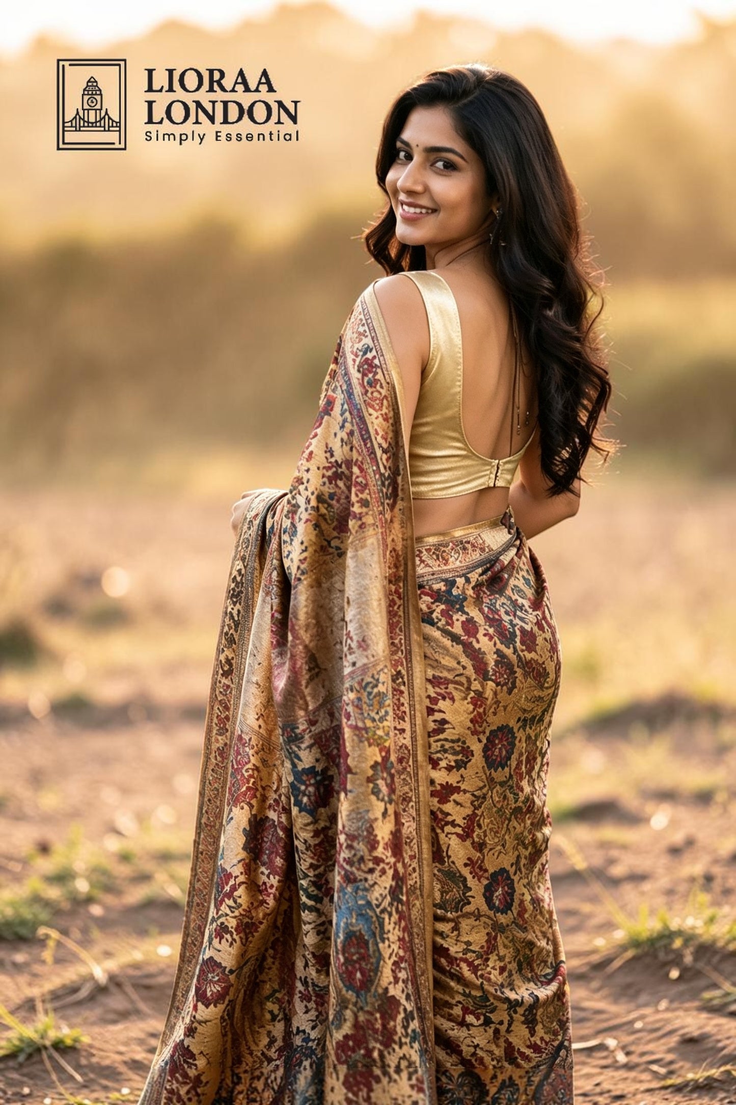 Chikoo (Beige) Colour Silk Blouse for Women | Sweetheart Neckline, Padded, Sleeveless, Size Alterable 40 - 46